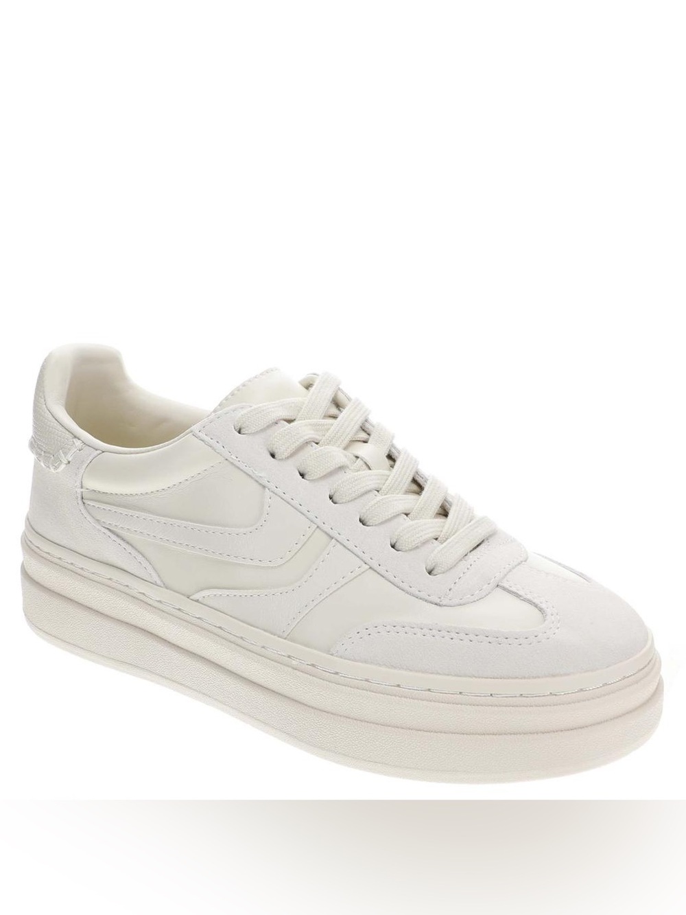 Steve Madden Women's White Platform Sneaker